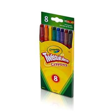 Crayola Twistables Crayons, School Supplies, 8ct