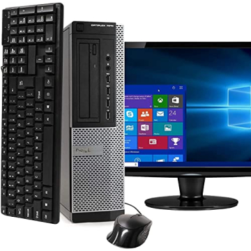 Dell Desktop Computer Package Compatible with Dell Optiplex 7010 Intel Quad Core i5 3.2GHz, 8GB Ram,...