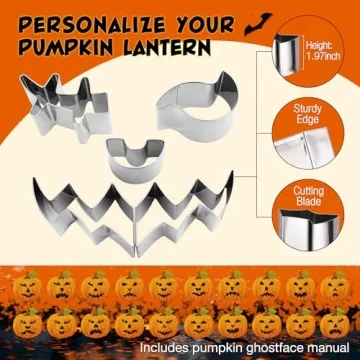 Pumpkin Lantern & Carving Kit for Halloween Fun