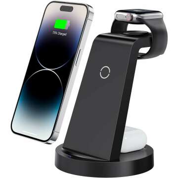 3 in 1 Wireless Charging Station for iPhone & Watch