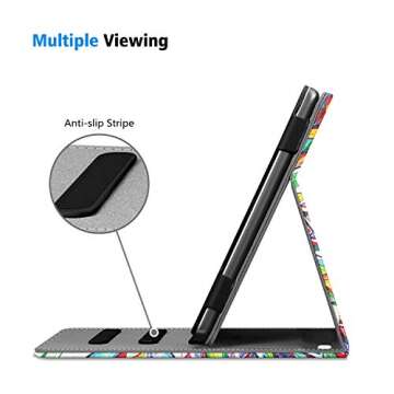 Fintie Flip Case for 7" Kindle Oasis (10th/9th Generation, 2019/2017 Release) - Multi Angle Hands Free Viewing Stand Cover with Auto Sleep Wake, Love Tree