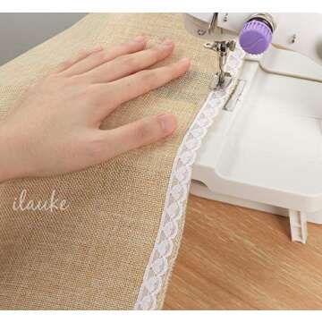 ilauke 46 Yards White Lace Ribbon 14 Rolls Vintage Lace Trims 0.6 to 2.1 inch Ribbon Lace with Assorted Pattern for Sewing, Crafts, Wedding Ribbon, Flower Ribbon, 3.28 Yards Each