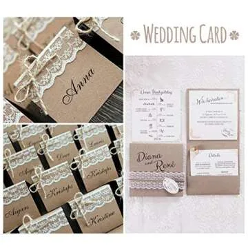 ilauke 46 Yards White Lace Ribbon 14 Rolls Vintage Lace Trims 0.6 to 2.1 inch Ribbon Lace with Assorted Pattern for Sewing, Crafts, Wedding Ribbon, Flower Ribbon, 3.28 Yards Each