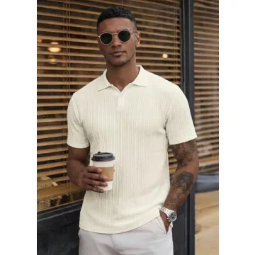 Stylish JMIERR Mens Polo Shirt for Summer Wear
