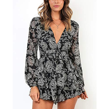 Stylish Relipop Women's Summer Floral Print Romper