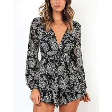 Stylish Relipop Women's Summer Floral Print Romper