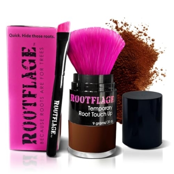 Rootflage Root Touch Up Powder Dark Copper Red - Instant Coverage