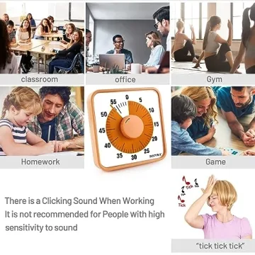 Secura 7.5 Inch Visual Countdown Timer for All Ages
