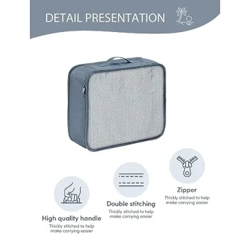 DIMJ 8 Pcs Packing Cubes Set for Organized Travel