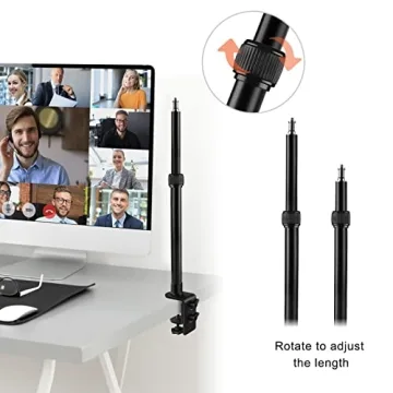 Tinpops Adjustable Camera Desk Mount Stand for Creators