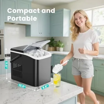OLIXIS Ice Maker - Fast, Compact, Portable Ice Maker