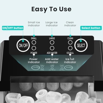 OLIXIS Ice Maker - Fast, Compact, Portable Ice Maker