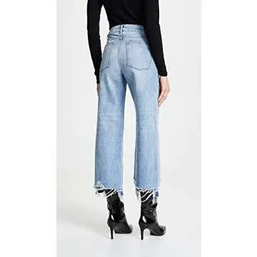 Stylish DL1961 Hepburn High Rise Wide Leg Jeans for Women