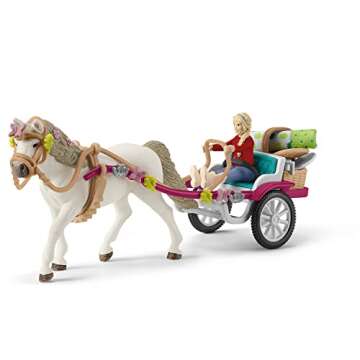 Schleich Horse Carriage Ride Playset for Kids Ages 5+