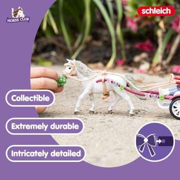 Schleich Horse Carriage Ride Playset for Kids Ages 5+