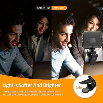 XINBAOHONG Selfie Light - Rechargeable Clip-On Lighting Solution