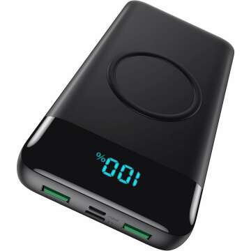 Wireless Portable Charger 30,800mAh with Fast Charging