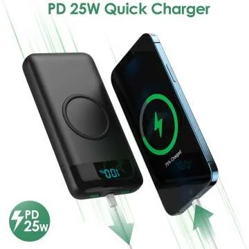 Wireless Portable Charger 30,800mAh with Fast Charging