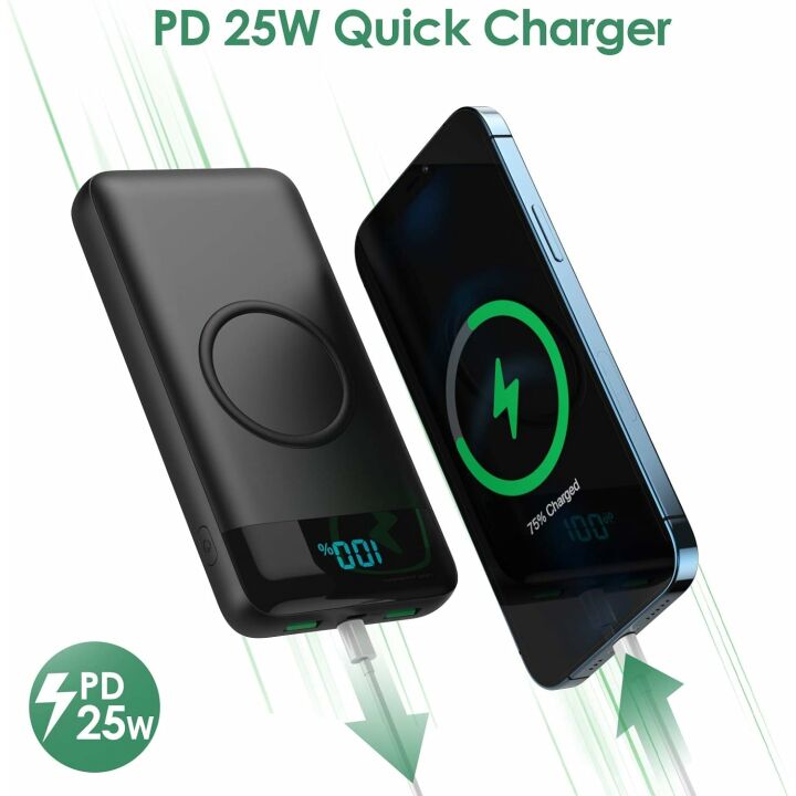 Wireless Portable Charger 30,800mAh with Fast Charging