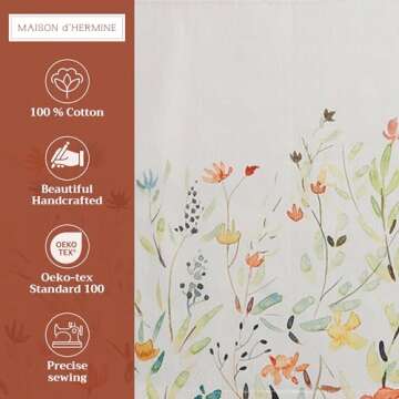 Maison d'Hermine Placemats Set of 4 100% Cotton Washable Cloth Place mats, Home, Kitchen, Wedding, R...