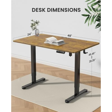 ErGear Adjustable Electric Standing Desk - Enhance Comfort