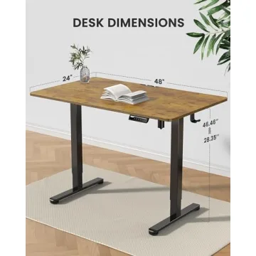 ErGear Adjustable Electric Standing Desk - Enhance Comfort