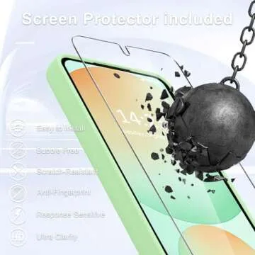 for Samsung Galaxy S25+ Plus Case, Matte Magnetic Phone Case with 1 Screen Protector, Support for Magsafe, Translucent Frosted Shockproof Protective Cover for Samsung Galaxy S25+ Plus, Mint Green