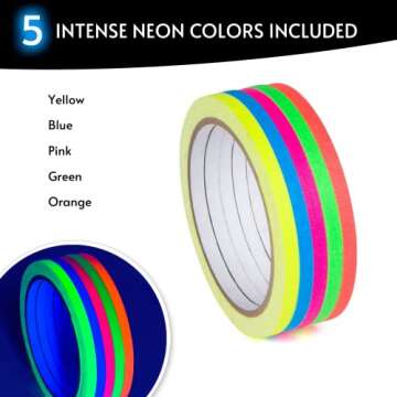 Glow King Neon Glow Tape - Party Essential for Events