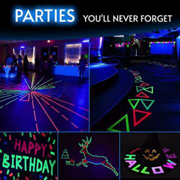 Glow King Neon Glow Tape - Party Essential for Events