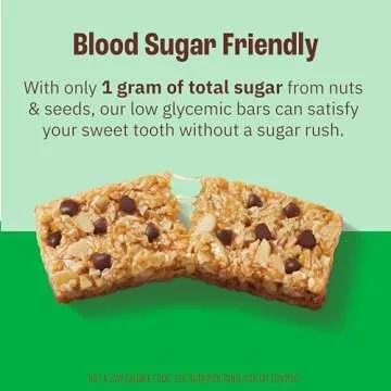 Munk Pack Chewy Granola Bars, Almond Butter Chocolate Chip - Low Sugar Snacks with 5g Protein, 1g Sugar with Allulose - Gluten Free & Low Glycemic - 12 Count