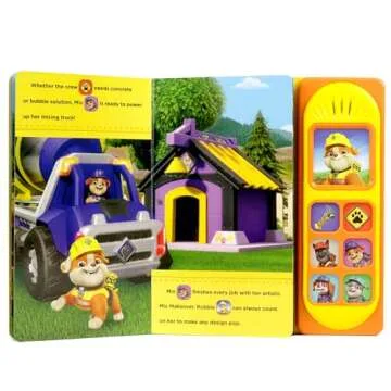 PAW Patrol Rubble Sound Book - Interactive Fun for Kids