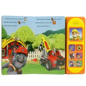PAW Patrol Rubble Sound Book - Interactive Fun for Kids