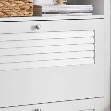Haotian Narrow Shoe Cabinet with Flip-Drawers for Entryway