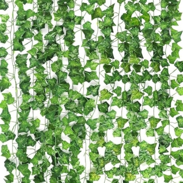 14 Pack 98 Feet Fake Ivy Leaves Artificial Garland Home Decor