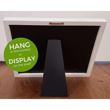 Ultimate Baby Ink Hand & Footprint Kit – Safe Ink Pad Stamp, Paper, Frame, & Stencil for Baby Show...