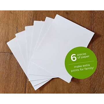 Ultimate Baby Ink Hand & Footprint Kit – Safe Ink Pad Stamp, Paper, Frame, & Stencil for Baby Shower, Registry, Newborn, New Mom Gifts