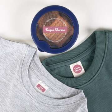 Name Bubbles - Custom Name Labels for Daycare, School, Camp (102 Labels - 3 Sizes) - Personalized Wa...