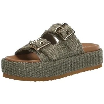 Steve Madden Women's Karrigan Slide Sandals - Chic & Comfortable Olive Footwear
