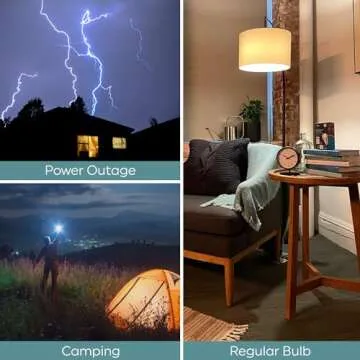 GE LED+ Rechargeable Backup Bulbs for Power Outages