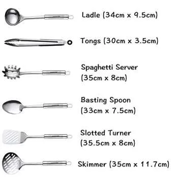 Maphyton 11 PCS Stainless Steel Cooking Utensil Set - Premium Quality Kitchen Tools