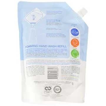 Method Foaming Hand Wash Refill, Natural Ingredients, 1 Pouch - Eco-friendly