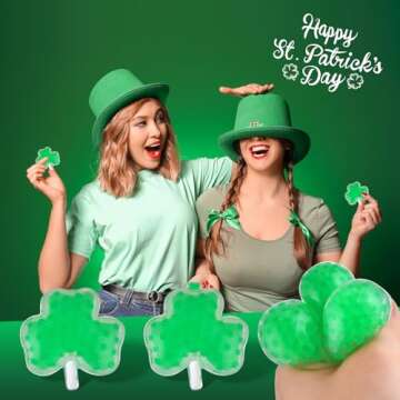 24 Pack Shamrock Stress Balls for St. Patrick's Day Fun