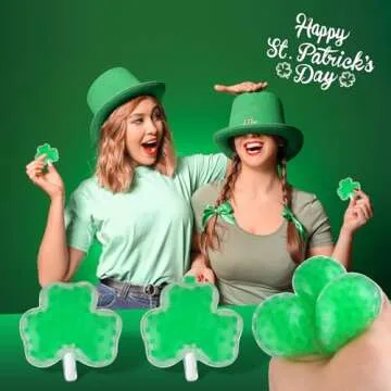 24 Pack Shamrock Stress Balls for St. Patrick's Day Fun