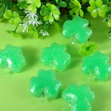 24 Pack Shamrock Stress Balls for St. Patrick's Day Fun