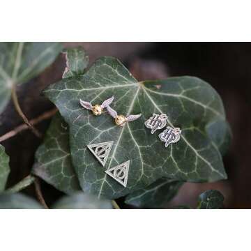 Harry Potter Earrings Set - Gold & Silver Plated