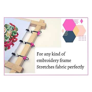 Universal Canvas Clips for Needlework - Set of 6 Tensioners