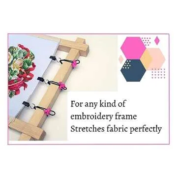 Universal Canvas Clips for Needlework - Set of 6 Tensioners