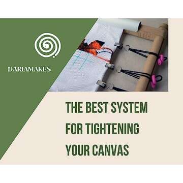 Universal Canvas Clips for Needlework - Set of 6 Tensioners