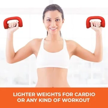 Gymenist Hand Shaped Neoprene Dumbbells for All Fitness Levels