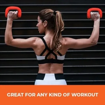 Gymenist Hand Shaped Neoprene Dumbbells for All Fitness Levels